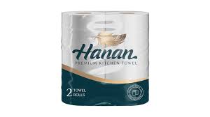 Hannan Kitchen Towel 2 Ply 2 Rolls